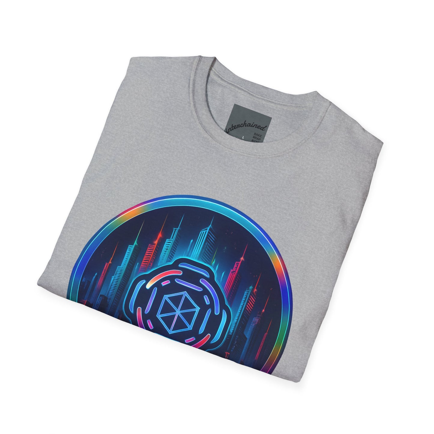 Blockchain Crypto Unisex T-Shirt - Interchained Design