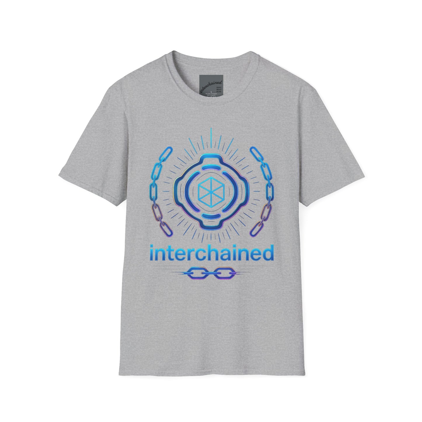 Unisex T-Shirt - Blockchain Crypto Tech Interchained