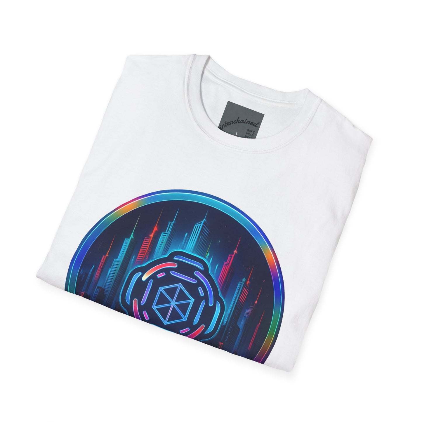 Blockchain Crypto Unisex T-Shirt - Interchained Design