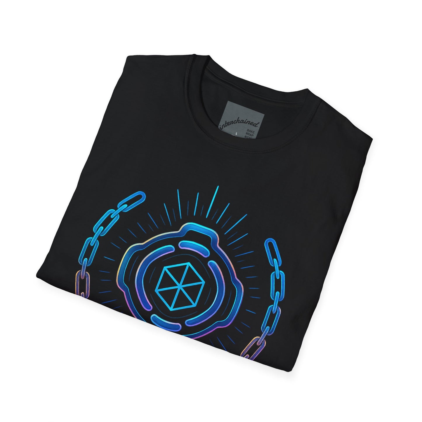 Unisex T-Shirt - Blockchain Crypto Tech Interchained