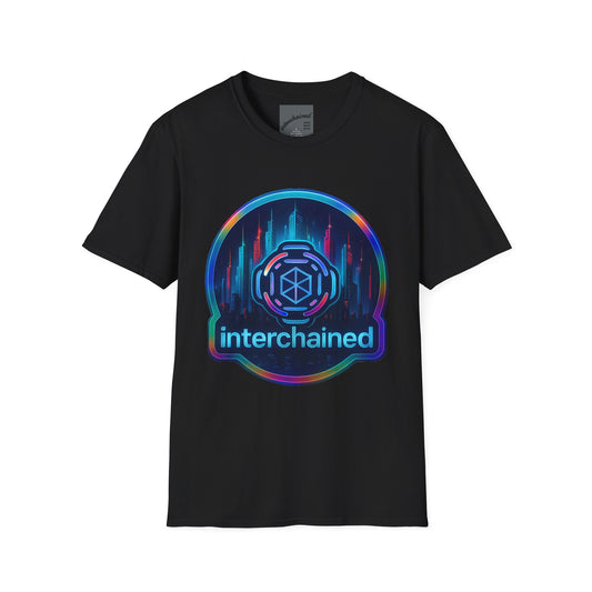 Blockchain Crypto Unisex T-Shirt - Interchained Design