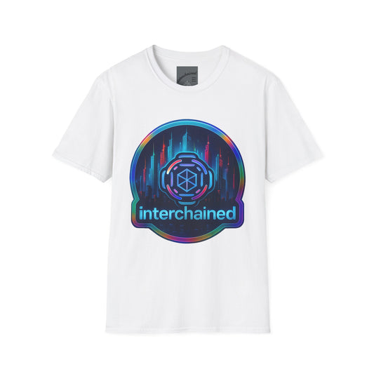 Blockchain Crypto Unisex T-Shirt - Interchained Design
