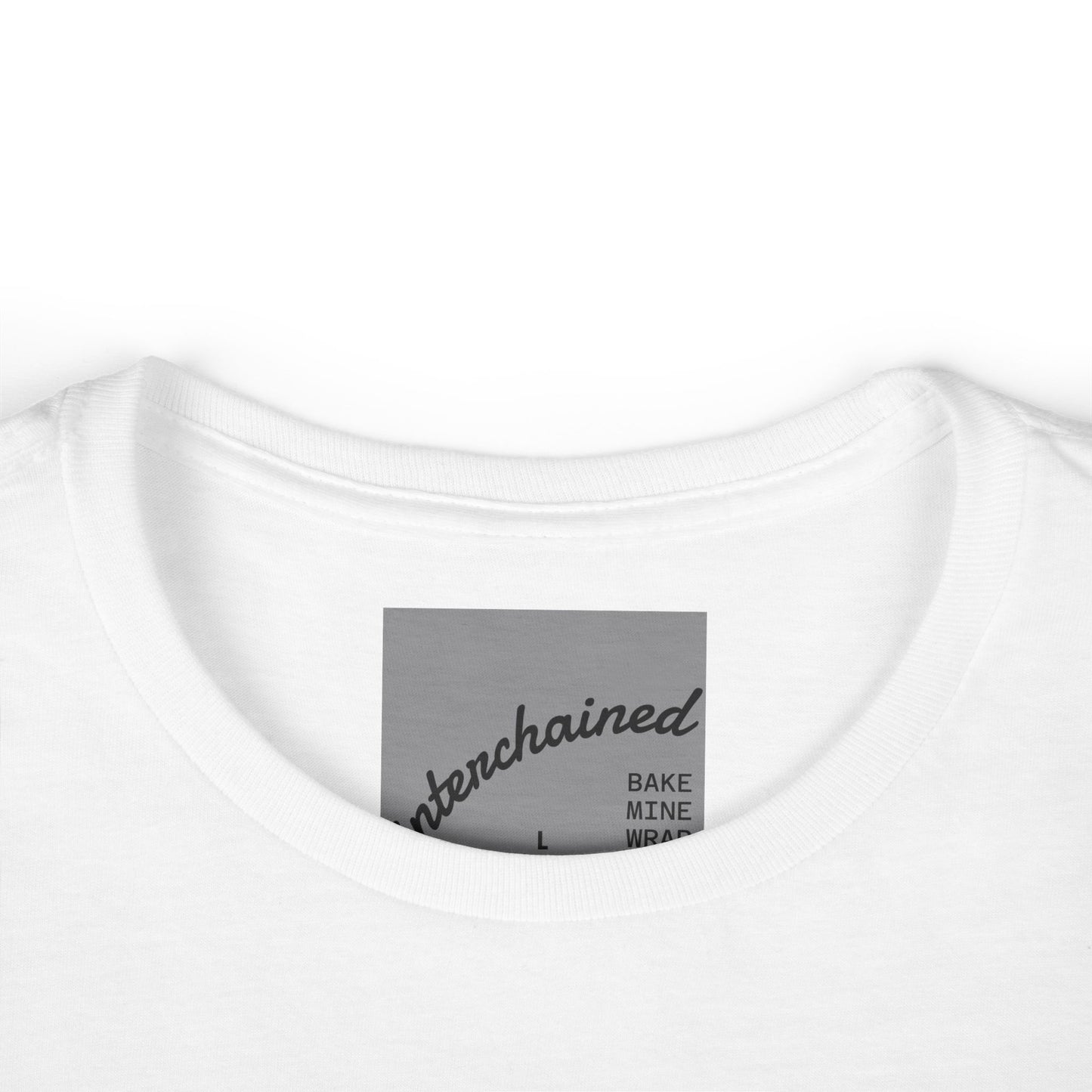 Interchained Women's Softstyle Tee - Empowerment Apparel, Casual Wear, Everyday Tee, Gift for Friends, Graphic Tee